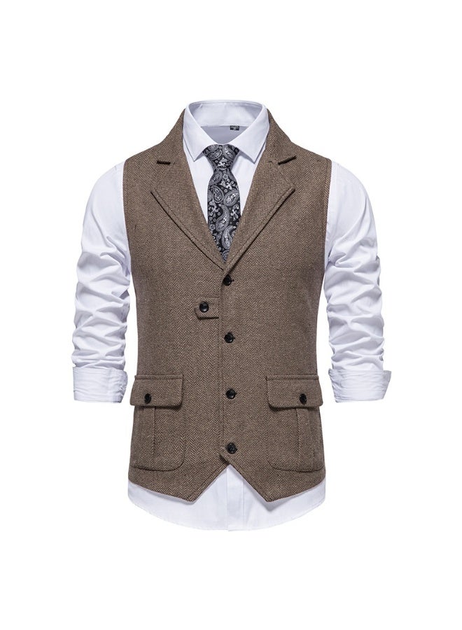 Shougu New Fashionable Casual Men's Suit Vest - Image 1