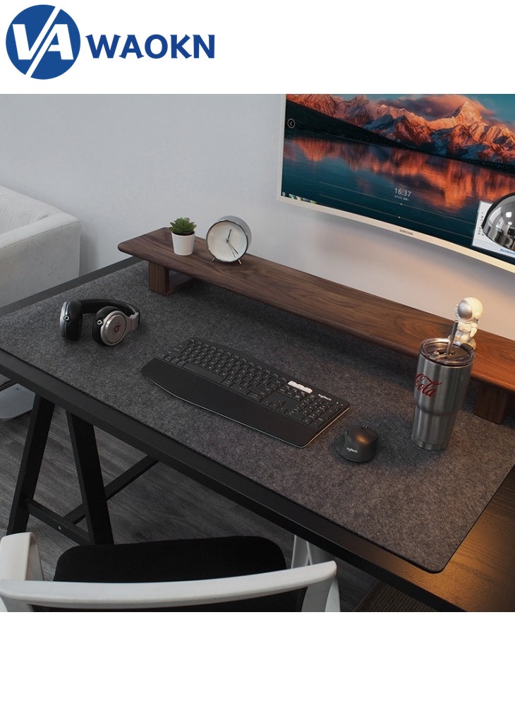 WAOKN - Large Gaming Mouse Pad XL Anti-Skid Mousepad Large Keyboard Mouse Pad Desk Mat Surface Plush Mouse Pad - Image 1