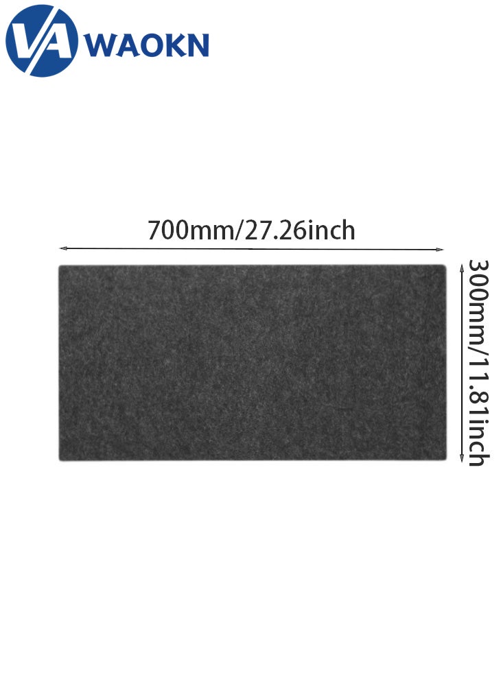 WAOKN - Large Gaming Mouse Pad XL Anti-Skid Mousepad Large Keyboard Mouse Pad Desk Mat Surface Plush Mouse Pad - Image 1