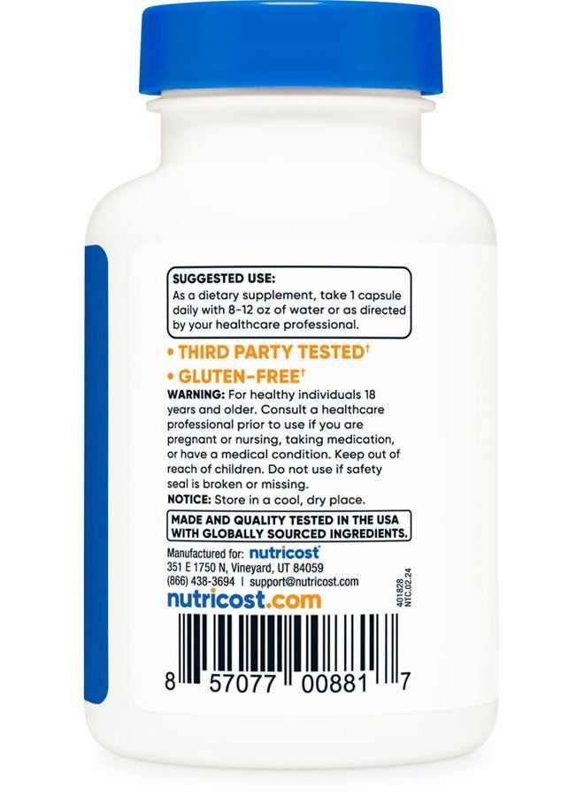 Nutricost Bilberry Capsules 1200mg Equivalent (90 Vegetarian Capsules) - Gluten Free and Non-GMO - Image 4