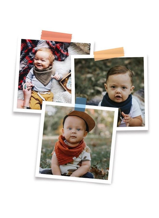 Kishu Baby Indi Premium Gots Certified Organic Bandana Scarf Bib (Sage)  - Image 5