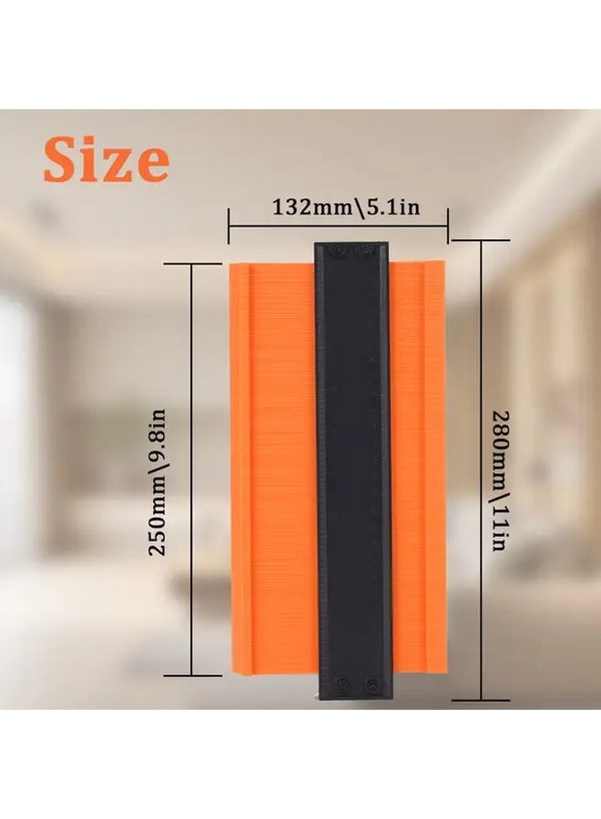 Photo Color Woodworking Contour Gauge Detachable Lock For Precise Shape Copying - Image 4