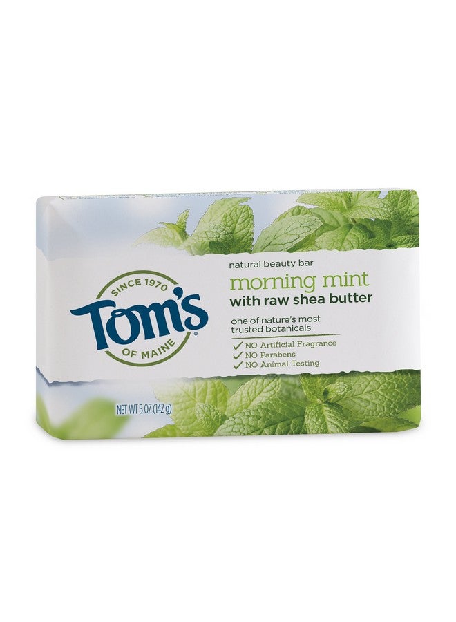 Tom's of Maine Natural Beauty Bar Soap With Raw Shea Butter Mint 5 Oz - Image 1