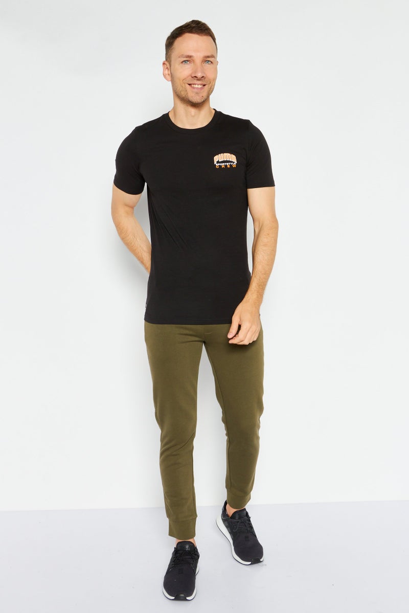 PUMA Men Sportswear Fit Short Sleeves Training T-Shirt, Black - Image 3