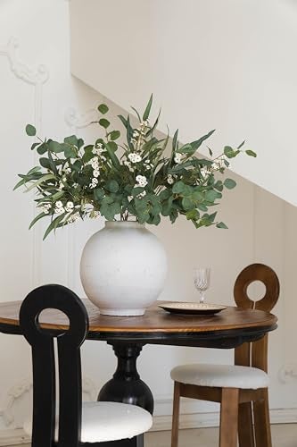 MISSPIN Artificial Flowers with Greenery Stems Faux Plants Indoor Branches for Tall Vase Ultra-Realistic, 11 Pcs Wedding Centerpieces, Home Decor & DIY Bouquets - Image 4