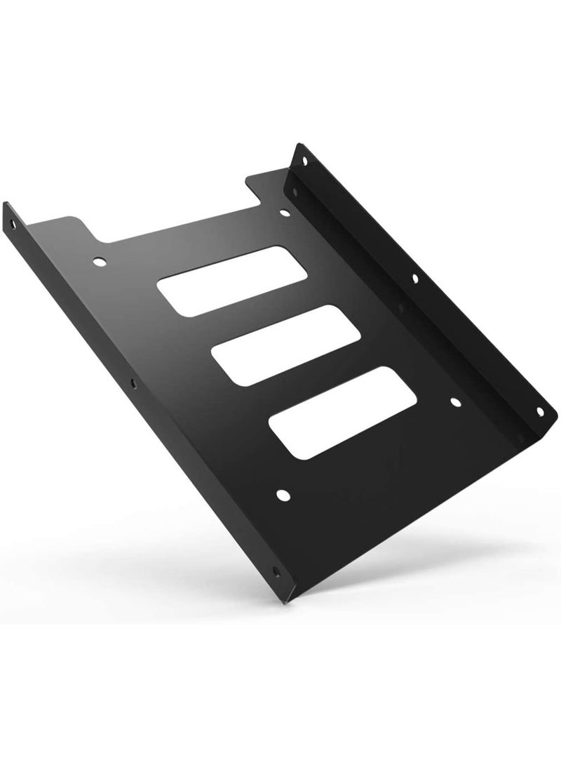 قطعتان 2.5 إلى 3.5 حاملة محرك الأقراص الثابتة من المعدن مع قاعدة تثبيت SSD/HDD للكمبيوتر الشخصي - Image 2