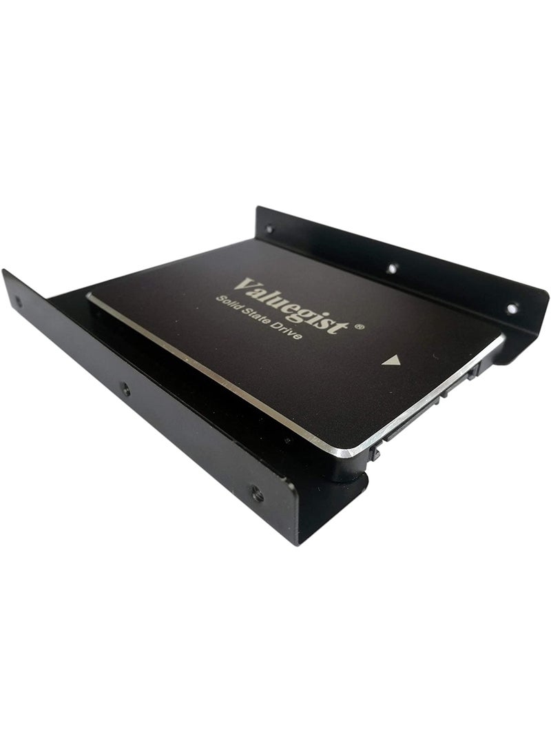 قطعتان 2.5 إلى 3.5 حاملة محرك الأقراص الثابتة من المعدن مع قاعدة تثبيت SSD/HDD للكمبيوتر الشخصي - Image 4