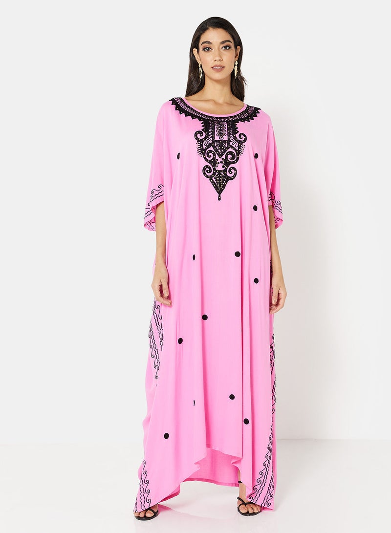 ARABIAN CLOSET EMBROIDERED KAFTAN - Image 4