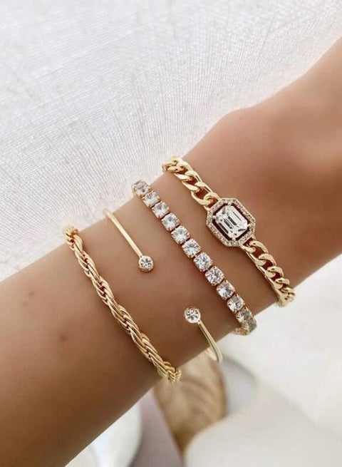 4 pieces bracelet shein
