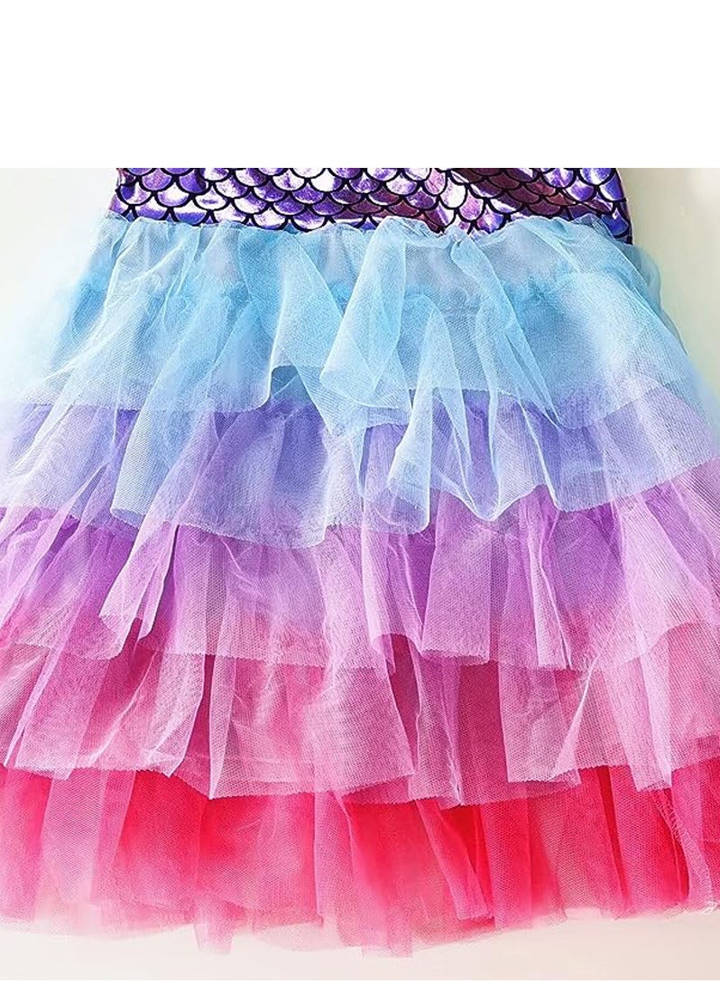 GROWSTEADY Girls Dresses for Summer Short Sleeve Kid Clothes Party  - Image 3