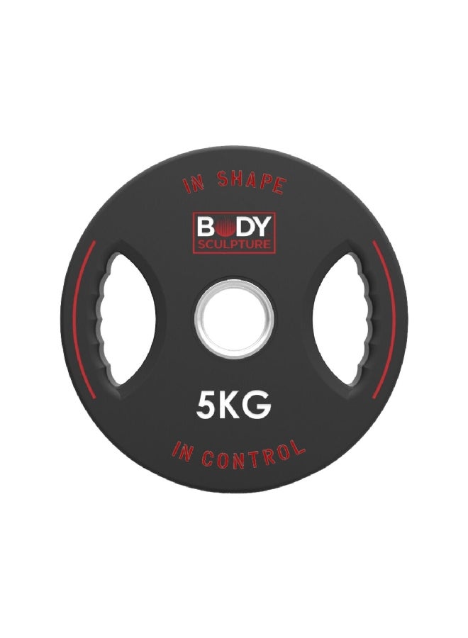 BODY SCULPTURE High-Quality Sturdy Olympic Weight Plates Black 5 kg