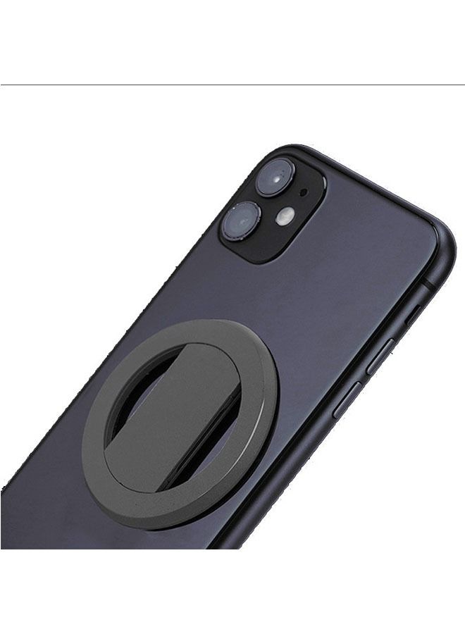 Ant Magnetic Phone Ring Holder, Ultra-Thin Anti Drop Finger Kickstand Silicone Back Ring, Cell Phone Grip Phone Stand for Magnetic Car Mount and Most Smart Phones and Tablets (Black)  - Image 3
