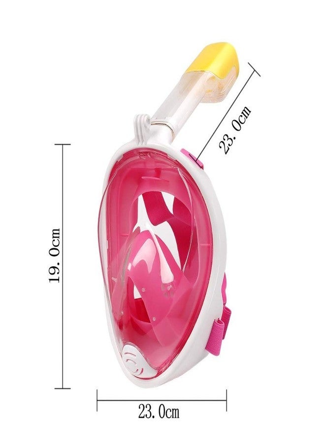 LOMESH Snorkel Mask, Foldable Full Face Snorkel Mask with Detachable Camera Mount, 180 Panoramic View Anti-Fog Anti-Leak Snorkeling Mask Full Face for Adults - Multicolor - 19 x 5.5 x 26.5cm - Image 3