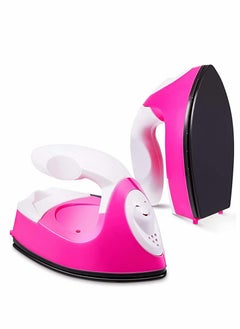 KASTWAVE Mini Craft Iron, Heat Press Portable Handy Small with Charging Base Accessories for Beads Patch Clothes DIY T-Shirts Shoes Transfer Vinyl Projects (Pink)  - Image 1