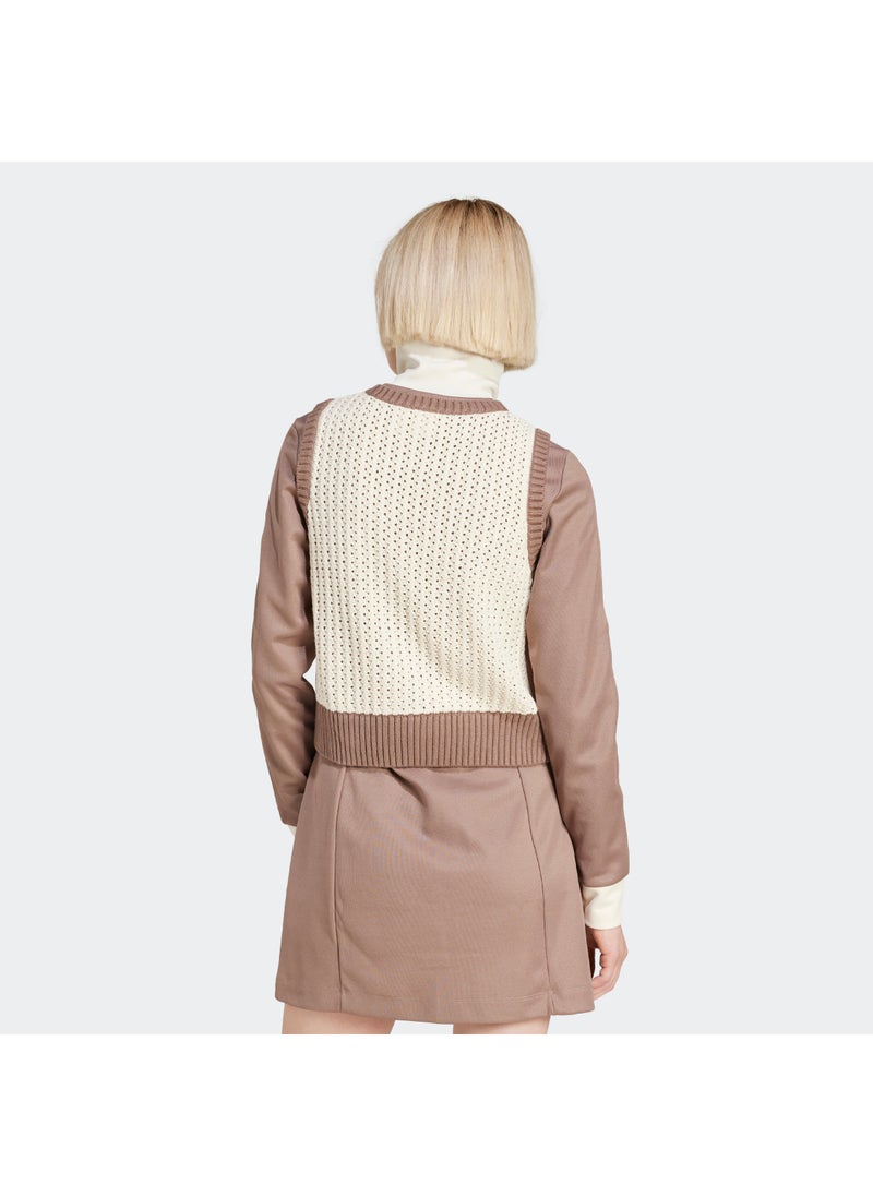 adidas Originals 3 Stripe Knitted Vest  - Image 2