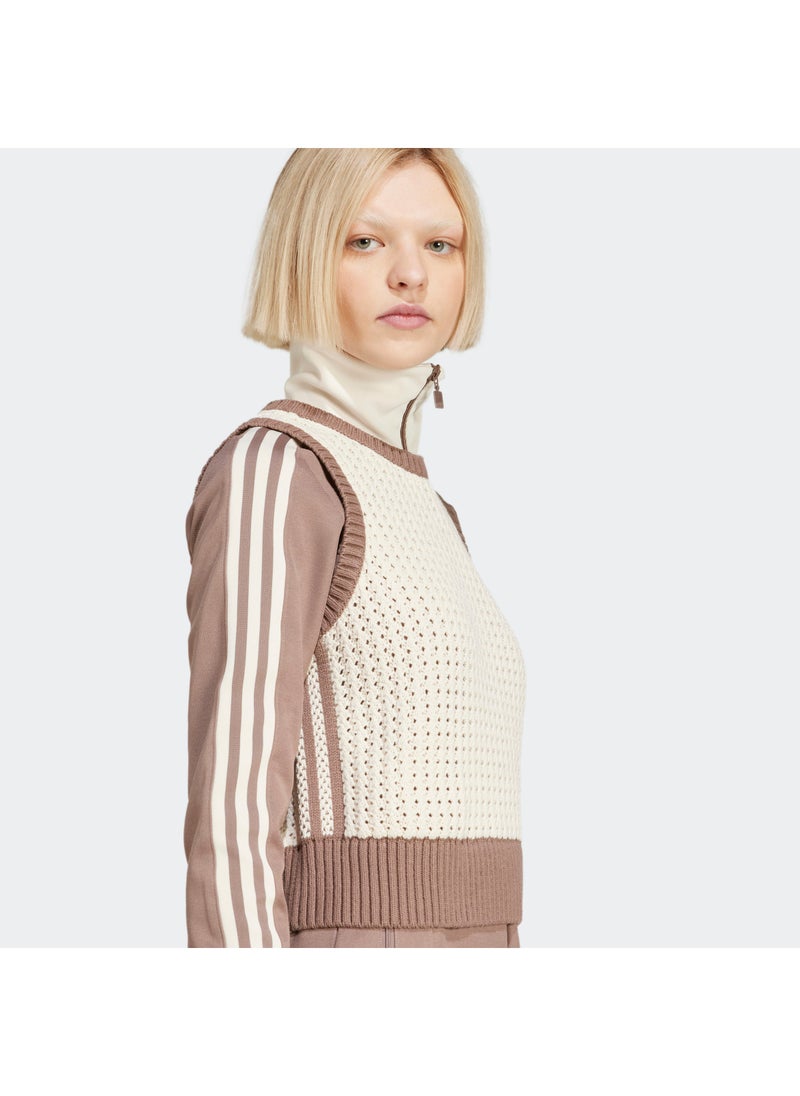 adidas Originals 3 Stripe Knitted Vest  - Image 3