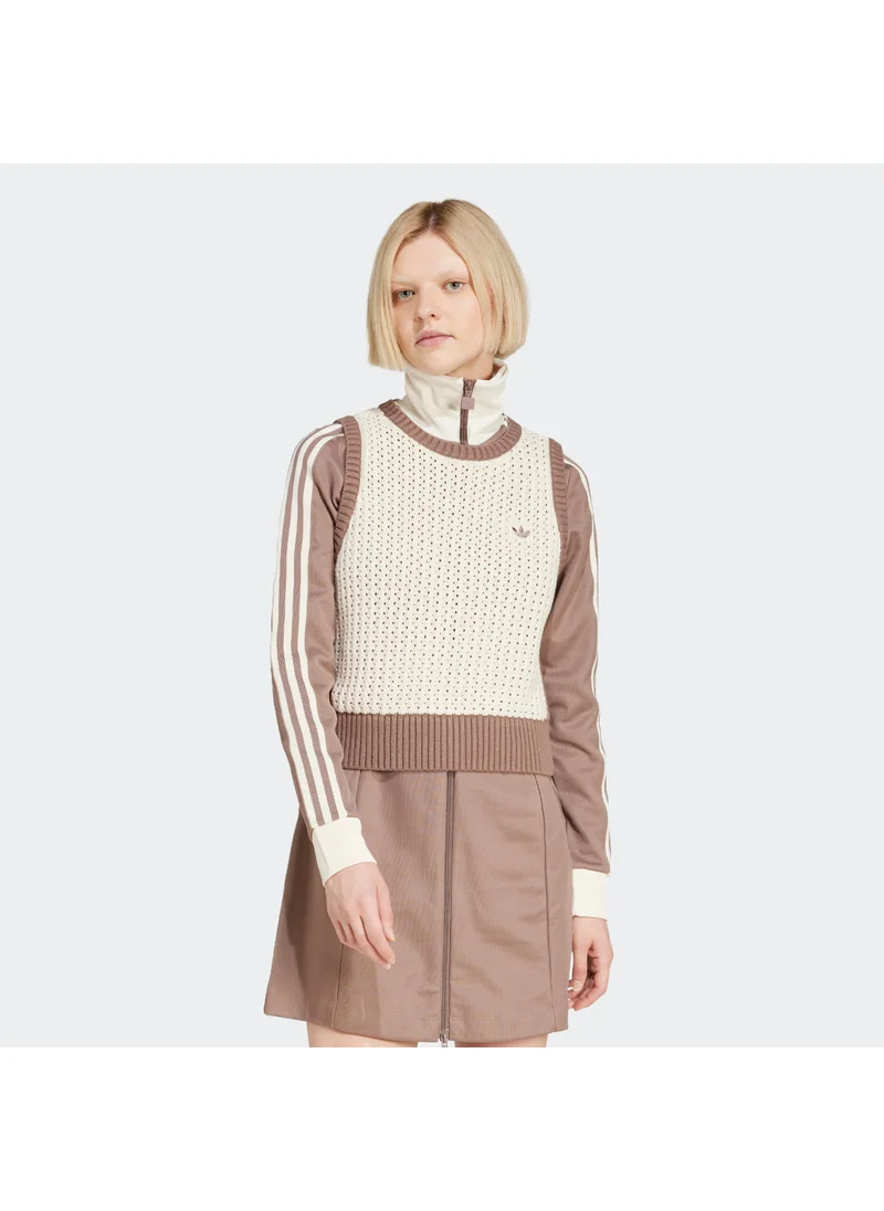 اديداس اوريجينالز 3 Stripe Knitted Vest