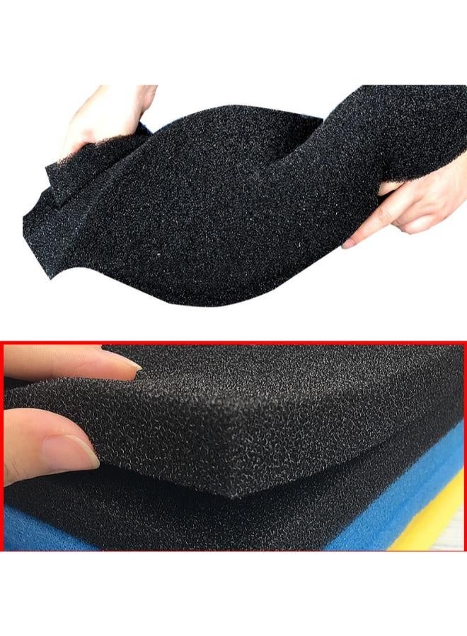 Aquarium Sponge Filter Bio Sponge Filter Mat Cut Fit Foam for Aquarium Fish Tank Open Cell Foam Sheet Filter Sponge Sponge 50x50x4cm - Image 2
