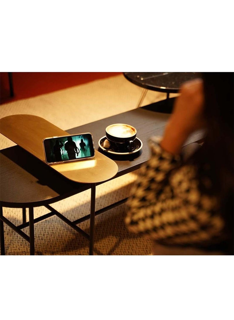 Wtech Honor X9c Smart 2024 TPU Hand Grip Air Pillow Case Cover - Clear/Eggplant Purple - Image 2