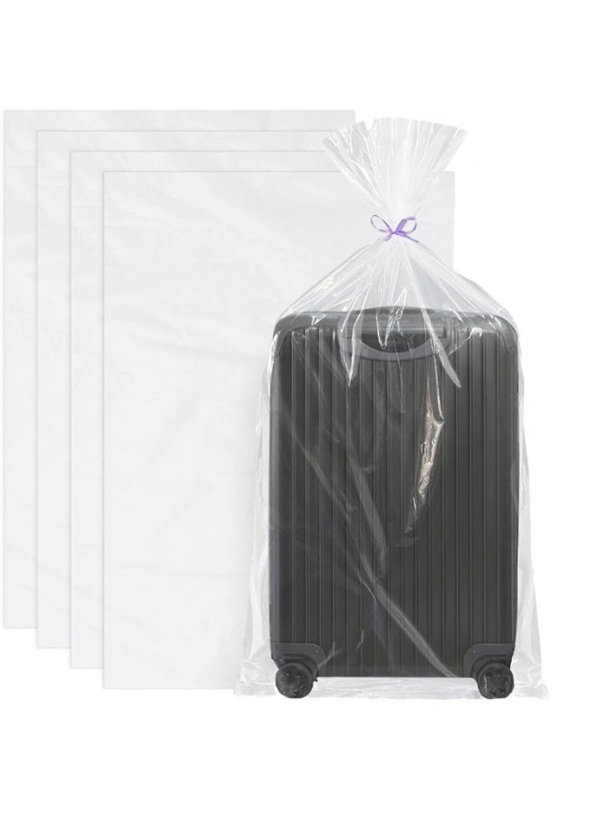 4 Pcs Extra Large Clear Plastic Storage Bags, 90 x 120CM Big Giant Jumbo Huge Flat Large Plastic Bags, Large Storage Bags for Luggage, Suitcase, Furniture, Quilts, Plush Toys - Image 1
