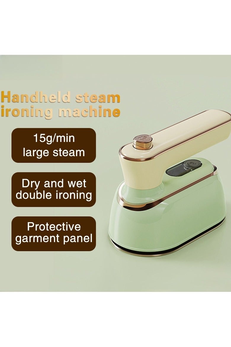 Handheld steam iron 1000W fast heating wet and dry dual-use handle can be rotated to store portable travel clothes ironing machine  - Image 1