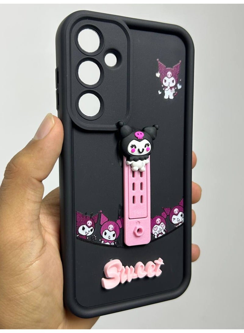 new cartoon-designed back cover with the word "Sweet" on it, compatible with the Samsung A55 phone. - Image 1