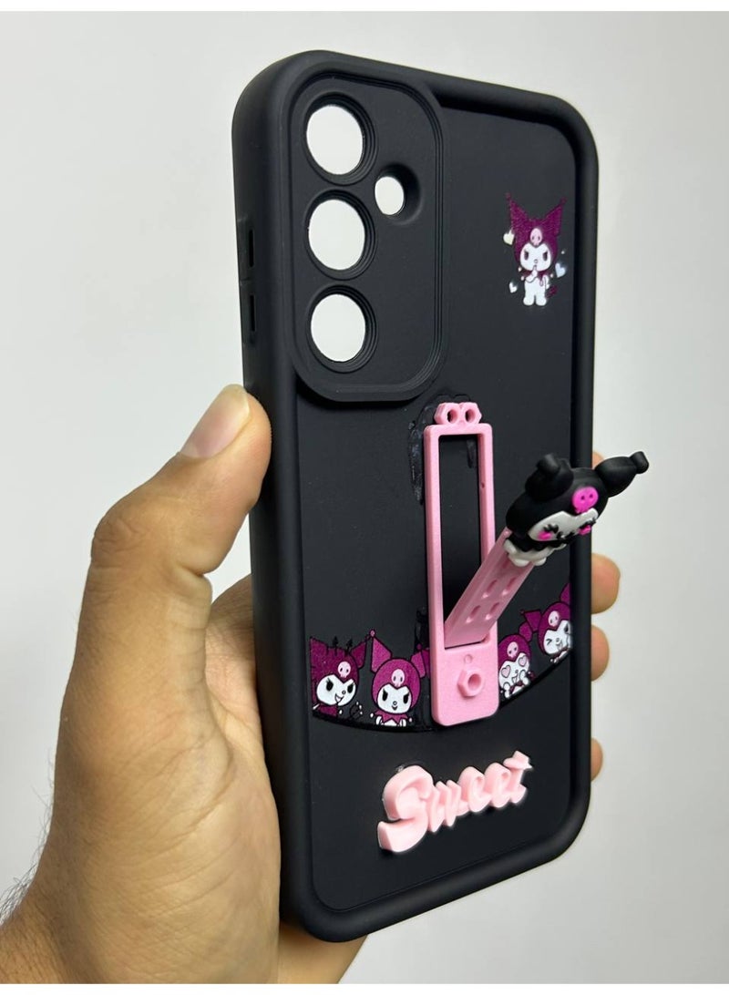 new cartoon-designed back cover with the word "Sweet" on it, compatible with the Samsung A55 phone. - Image 2