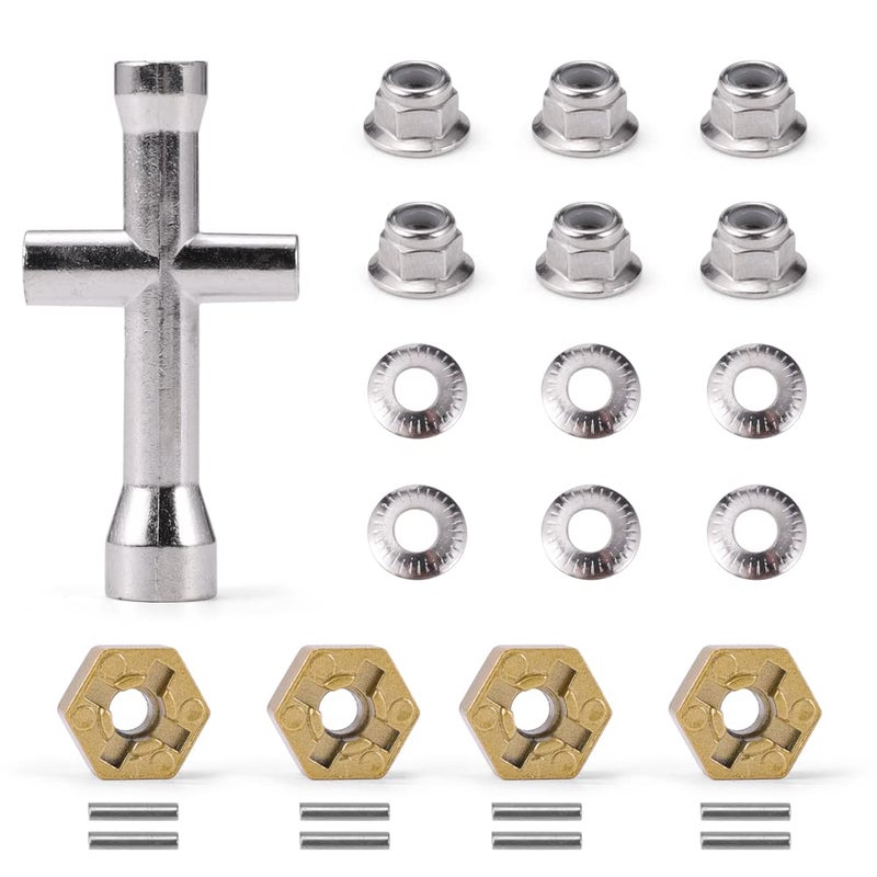 HAIBOXING 1/12TH Scale RC Car Spare Parts Desert Truck Metal Wheel Hex, Pins and Nuts Apply to 2995 (T002 & H003 & H022 & T2121) - Image 3