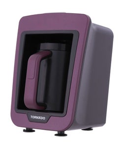 تورنيدو محضرة قهوة تركي تورنيدو أوتوماتيك 330مل موف × أسود TCME-100 V  - Image 2