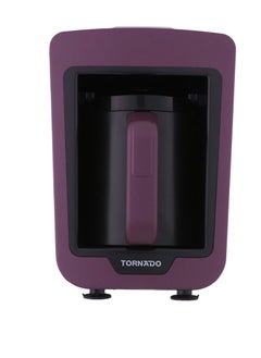 تورنيدو محضرة قهوة تركي تورنيدو أوتوماتيك 330مل موف × أسود TCME-100 V  - Image 1