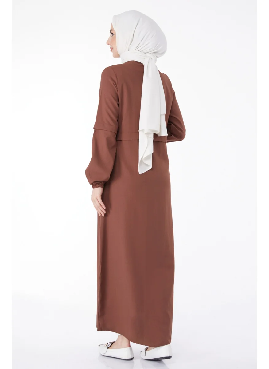 Tofisa Plain Medium Women Brown Cap - 3659