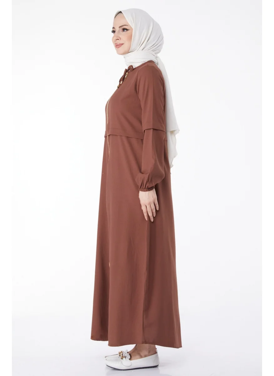 Tofisa Plain Medium Women Brown Cap - 3659