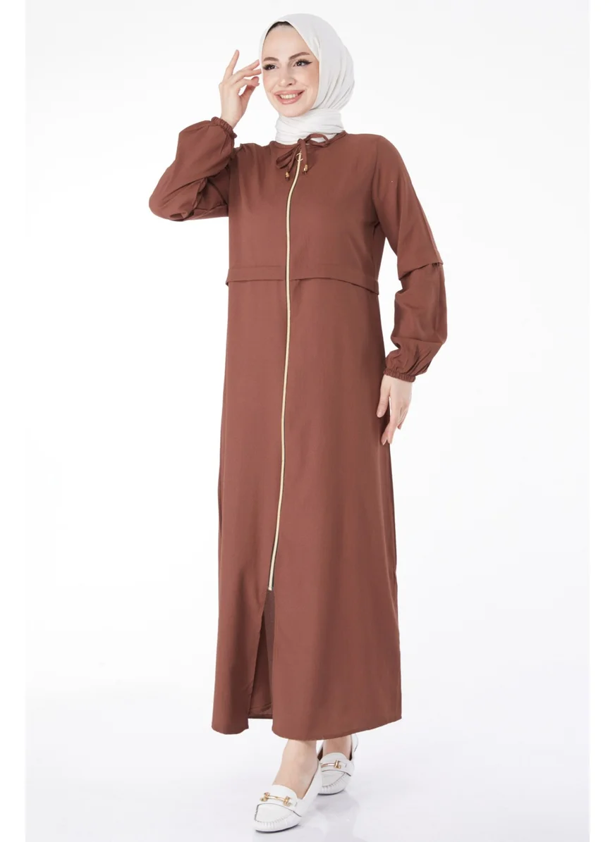 Tofisa Plain Medium Women Brown Cap - 3659