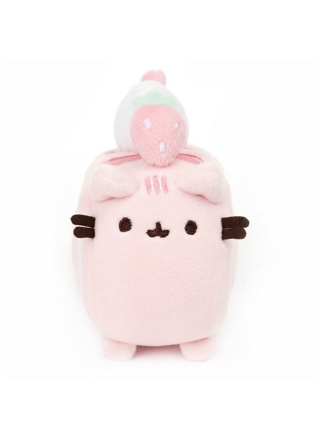 GUND - Roll Cake Pusheen Sweet Dessert Squishy Plush Stuffed Animal Cat And Satisfyingly Stretchy Fabric, For Ages 8 And Up, Pink And Purple, 4” - Image 1
