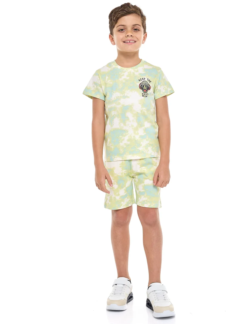victor and jane Victor and Jane Boys' 2PC Set – "Keep the Waves Below" All over print