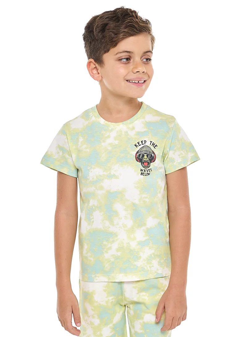 victor and jane Victor and Jane Boys' 2PC Set – "Keep the Waves Below" All over print
