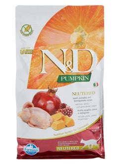 Farmina N&D PUMPKIN CAT NEUTERED QUAIL KG.1,5