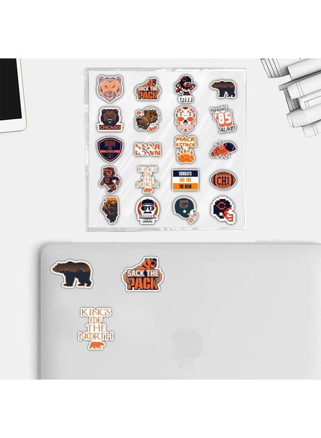 20 Pcs Stickers Packs Be Vinyl Chicagos Decal AestheticArz Colorful Sticker Waterproof for Water Bottle Computer Laptop Luggage Phone Car Skateboard Bumper - Image 2