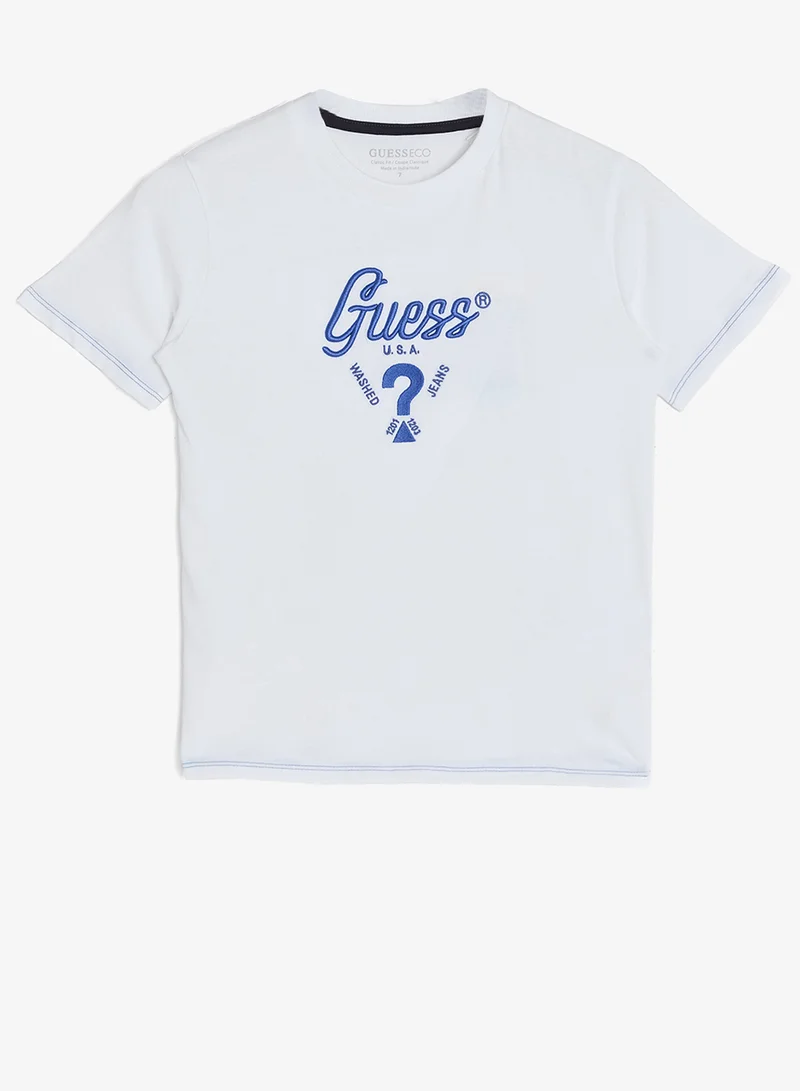 GUESS Youth Graphic Crew Neck T-Shirt