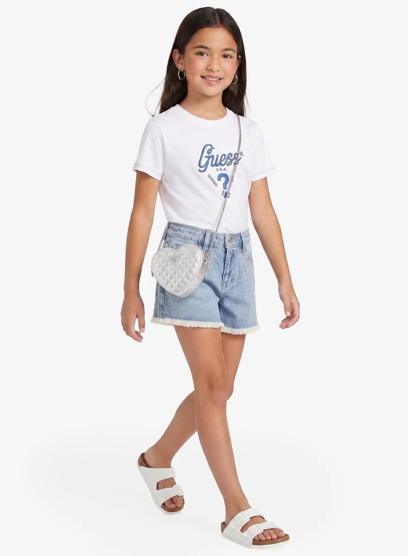 Guess Youth Graphic Crew Neck T-Shirt