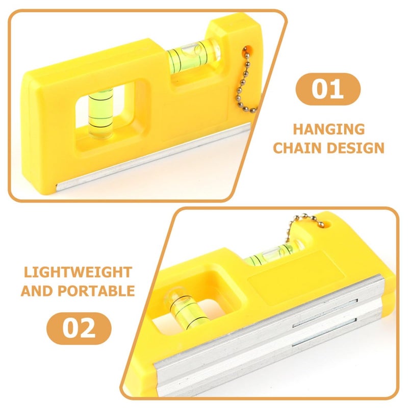 Lurrose Mini Portable Magnetic Bubble Spirit Level Tool High Precision Horizontal Bubble Ruler Levelling Instrument for Travel DIY Measurement - Image 5