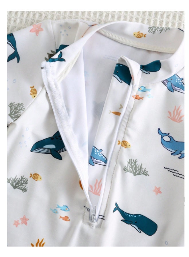 Boys' Swim Romper - Short Sleeve (4-6 Years) - Image 3
