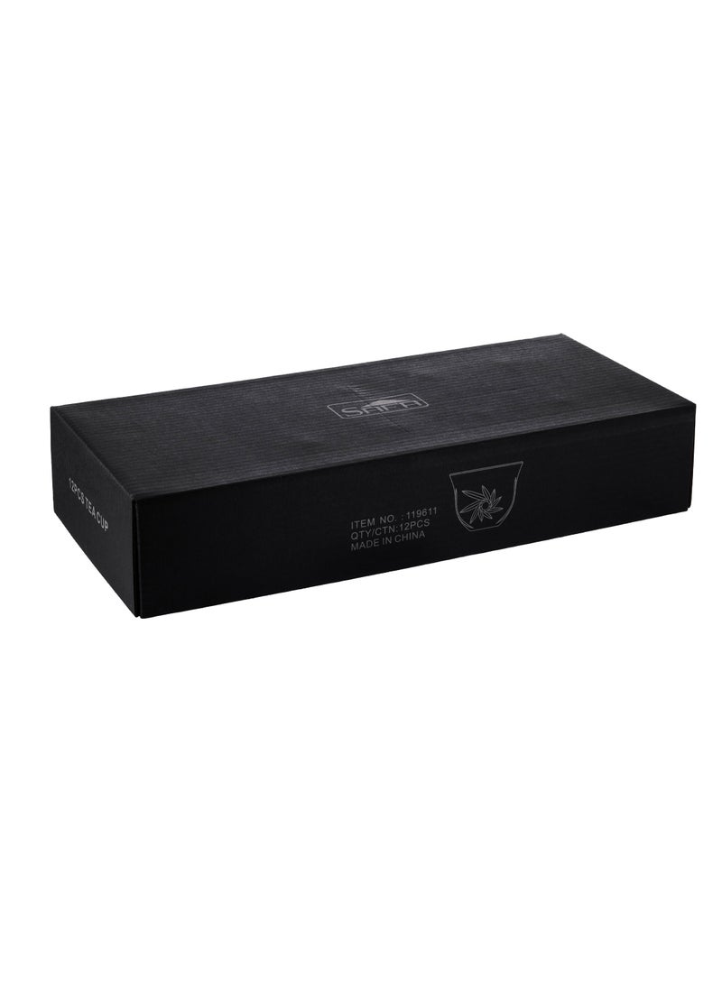 Safa A set of Saudi coffee cups of pure and pure glass consisting of 12 cups - Image 3