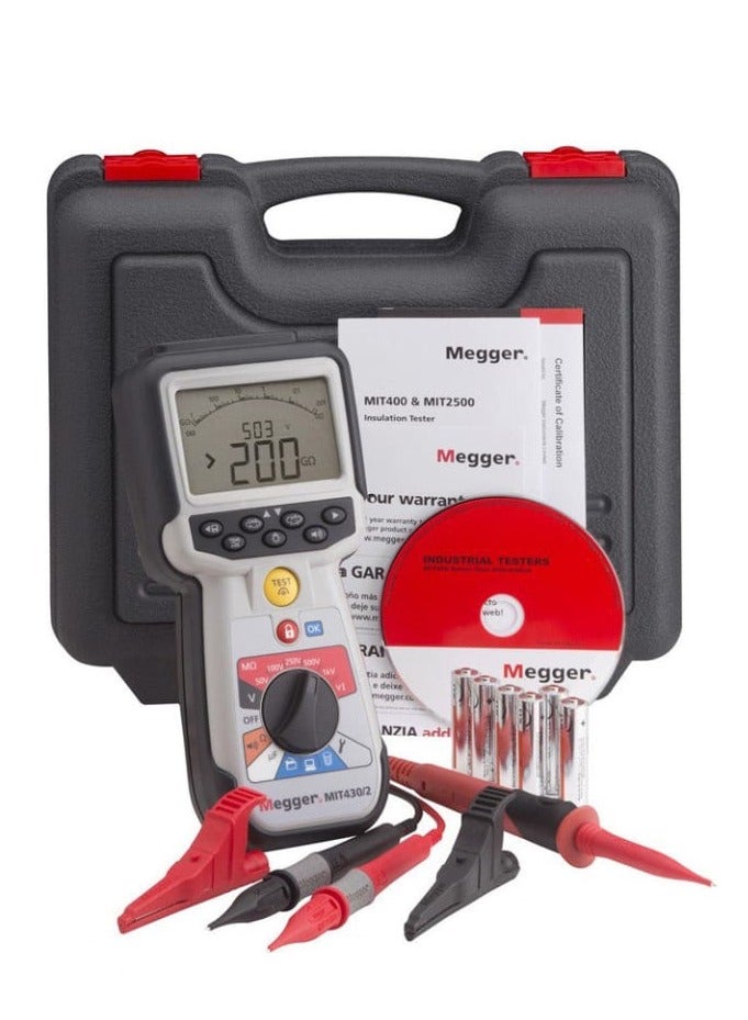 Megger MIT430/2 Insulation and Continuity Tester with Bluetooth & Onboard Memory - Image 2