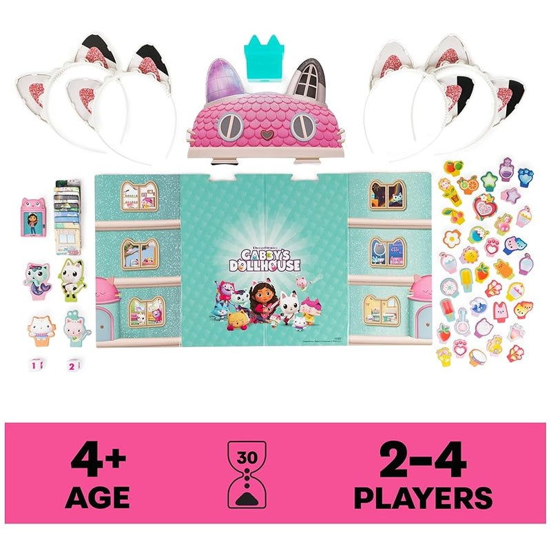 Spin Master Games Gabbys Dollhouse MeowMazing Board Game Board Game for Kids Family Games Preschool Game for Families Kids Ages 4 - Image 2