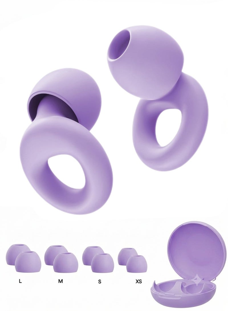 RADIANCES Loop Ear Plugs – Ultra-Comfy Reusable Noise-Reducing Earplugs For Sleep, Deep Focus, Travel, Noise Sensitivity | Flexible Hearing Protection | Customizable Fit | 24dB (SNR) Noise Reduction - Image 1
