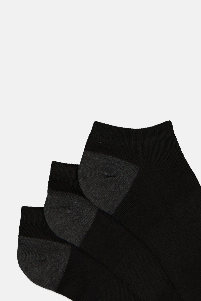 SKECHERS Women 6 Pairs Brand Logo Ankle Sock, Black - Image 3