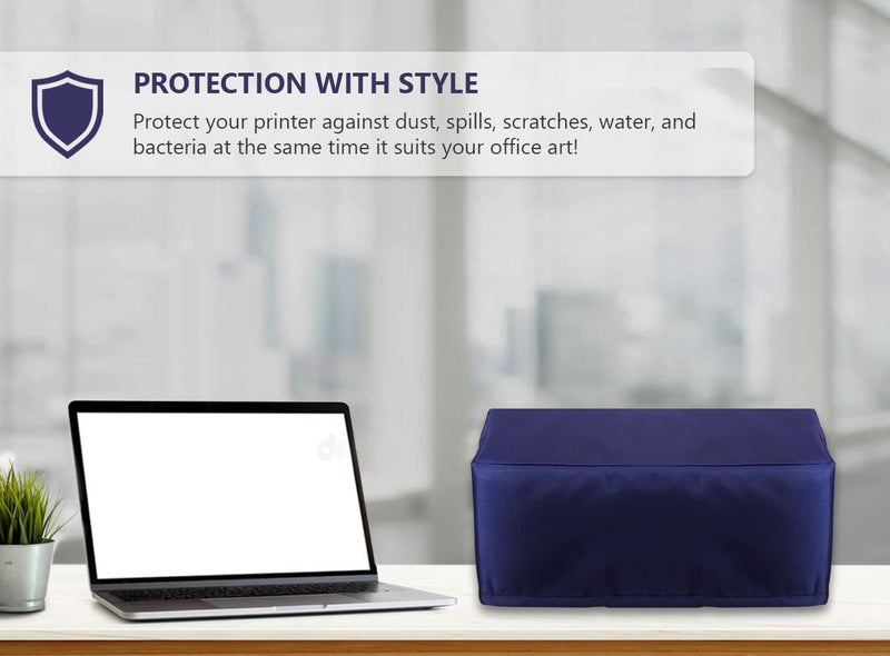 Cranique Dust Proof Nylon Printer Cover for Epson EcoTank All-In-One InkTank L3256 / L3251 / L3252 (Blue) - Image 5