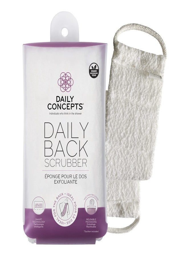 Daily Concepts - Daily Back Scrubber - gently exfoliates the skin with its soft natural organic cotton surface, while the soy-based core creates a rich lather - Image 3