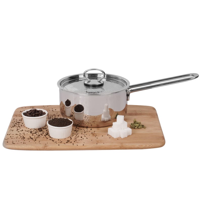 Pradeep قدر صوص من الفولاذ المقاوم للصدأ مع غطاء بتصميم SS (برو لاين) 16 سم، 1.7 لتر - Image 5